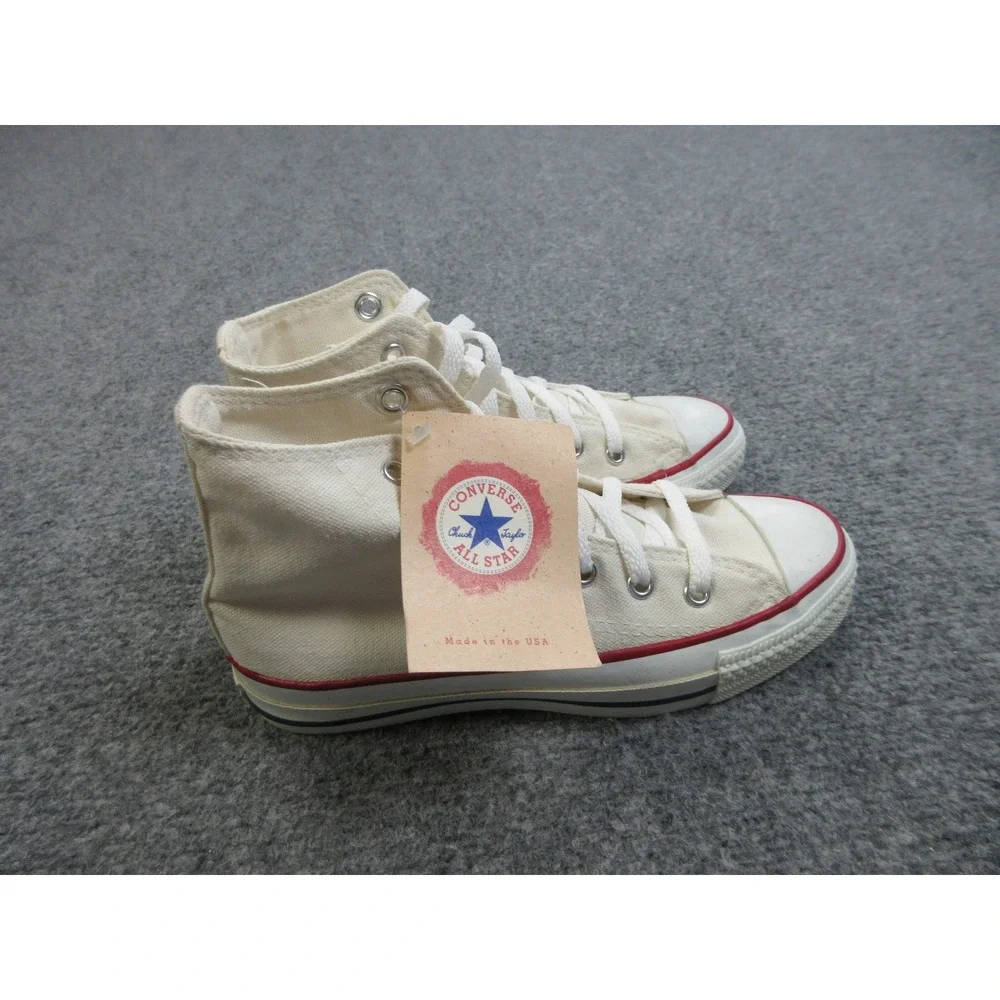 Vintage Converse Chuck Taylor All Star Shoes Boys Size 2 1/2 High Top USA 90s‎